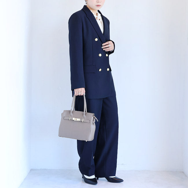 AULENTTI (オーレンティ) ショルダーベルト付き2WAYバッグ　 EL-996-DO