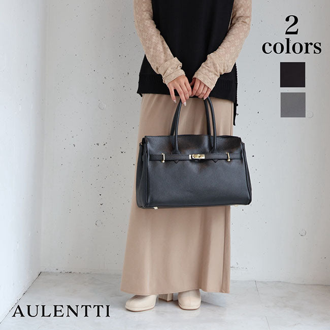 AULENTTI (オーレンティ) レザー2WAYバッグ/ショルダー付き　FB-05600-DO