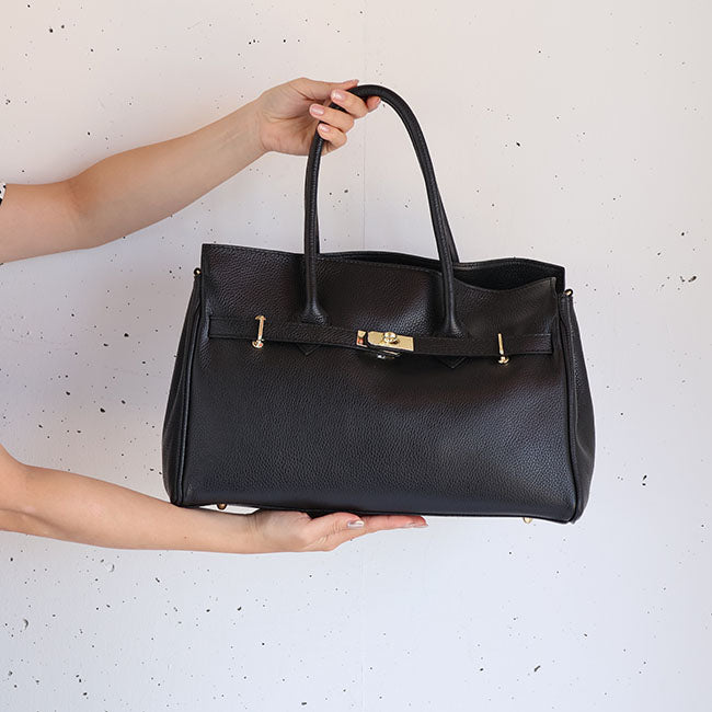 AULENTTI (オーレンティ) レザー2WAYバッグ/ショルダー付き　FB-05600-DO