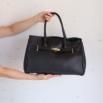 AULENTTI (オーレンティ) レザー2WAYバッグ/ショルダー付き　FB-05600-DO