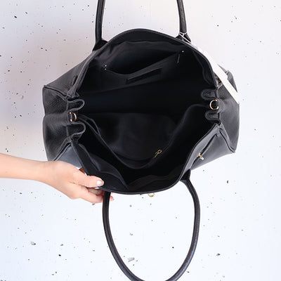 AULENTTI (オーレンティ) レザー2WAYバッグ/ショルダー付き　FB-05600-DO