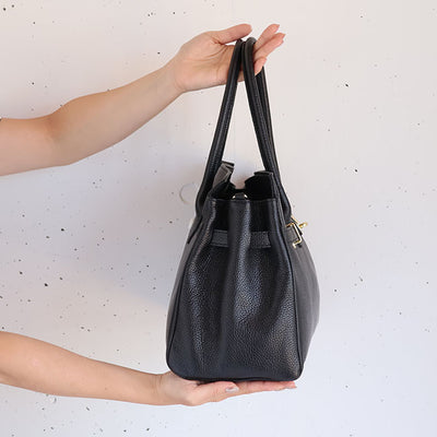 AULENTTI (オーレンティ) レザー2WAYバッグ/ショルダー付き　FB-05600-DO