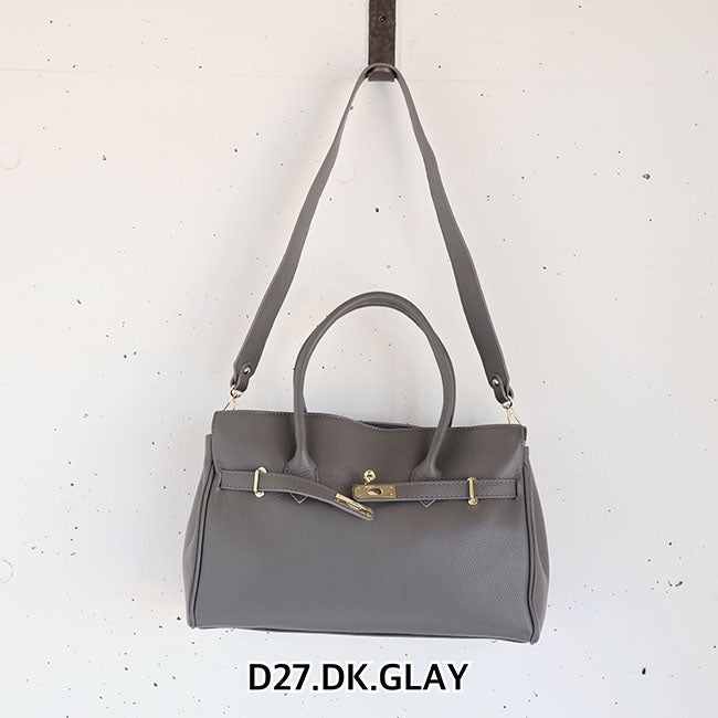 AULENTTI (オーレンティ) レザー2WAYバッグ/ショルダー付き　FB-05600-DO