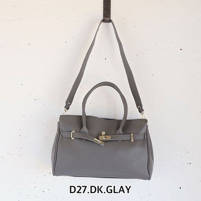 AULENTTI (オーレンティ) レザー2WAYバッグ/ショルダー付き　FB-05600-DO