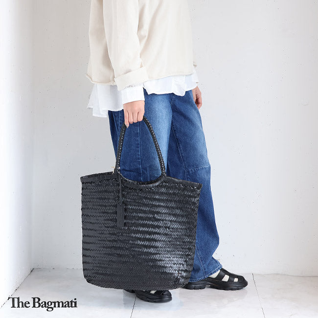 The Bagmati(バグマティ) ゴートレザーメッシュトートバッグ　KU-598-BIG
