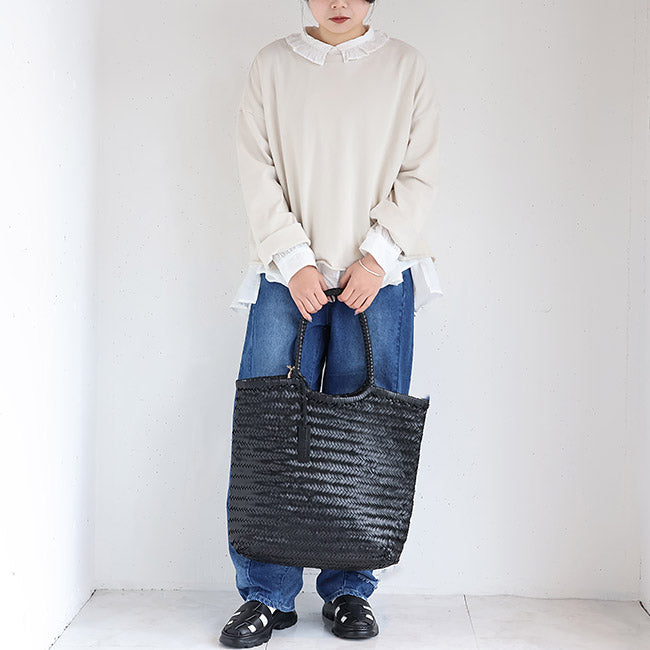 The Bagmati(バグマティ) ゴートレザーメッシュトートバッグ　KU-598-BIG