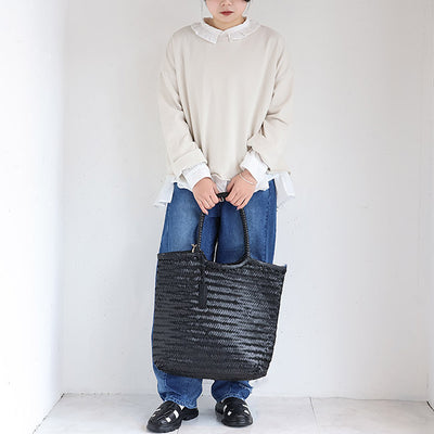 The Bagmati(バグマティ) ゴートレザーメッシュトートバッグ　KU-598-BIG
