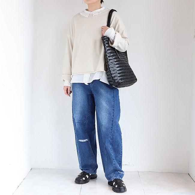 The Bagmati(バグマティ) ゴートレザーメッシュトートバッグ　KU-598-BIG