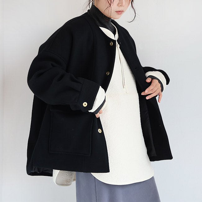 MANON(マノン) メルトンカーディガンジャケット　MNN-JK-084