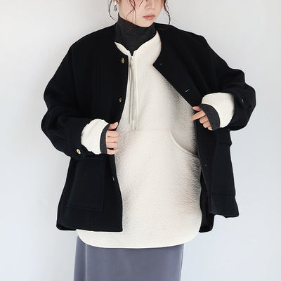 MANON(マノン) メルトンカーディガンジャケット　MNN-JK-084