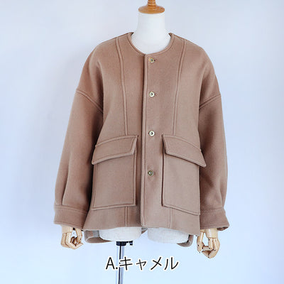 MANON(マノン) メルトンカーディガンジャケット　MNN-JK-084