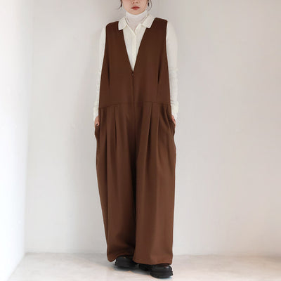 MANON(マノン) スリータックワイドサロペット　MNN-OP-117