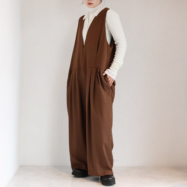 MANON(マノン) スリータックワイドサロペット　MNN-OP-117