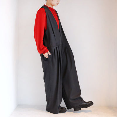 MANON(マノン) スリータックワイドサロペット　MNN-OP-117