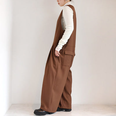 MANON(マノン) スリータックワイドサロペット　MNN-OP-117