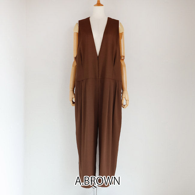 MANON(マノン) スリータックワイドサロペット　MNN-OP-117