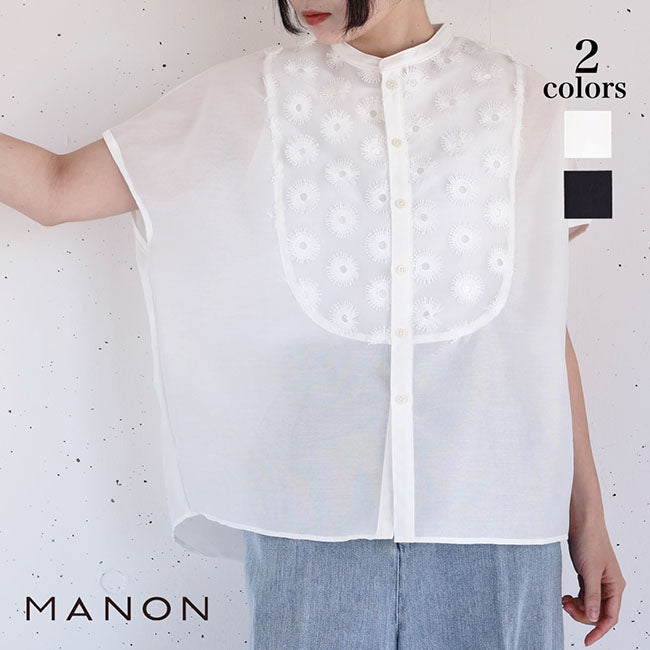 MANON(マノン) オーガンジーフレンチブラウス　MNN-SH-286