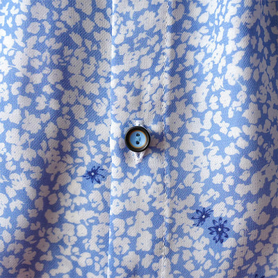 【20％OFF】MANON(マノン) フラワープリントフレンチスリーブブラウス　MNN-SH-298【SALE】