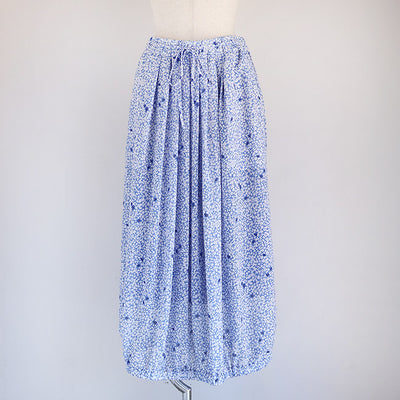【20％OFF】MANON(マノン) オリジナルフラワープリントバルーンタックギャザースカート　MNN-SK-084【SALE】