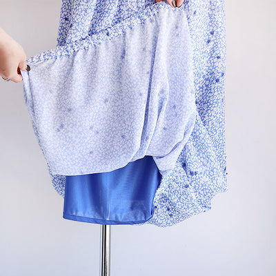 【20％OFF】MANON(マノン) オリジナルフラワープリントバルーンタックギャザースカート　MNN-SK-084【SALE】