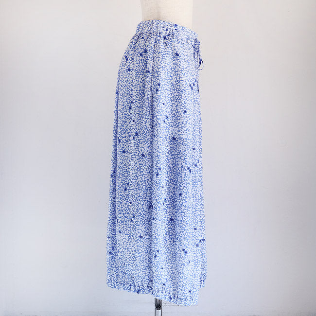 【20％OFF】MANON(マノン) オリジナルフラワープリントバルーンタックギャザースカート　MNN-SK-084【SALE】