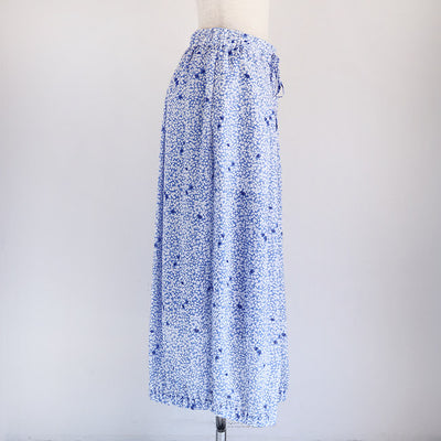 【20％OFF】MANON(マノン) オリジナルフラワープリントバルーンタックギャザースカート　MNN-SK-084【SALE】