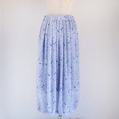 【20％OFF】MANON(マノン) オリジナルフラワープリントバルーンタックギャザースカート　MNN-SK-084【SALE】