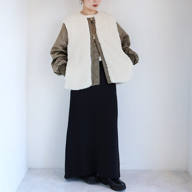 STELLA CIFFON(ステラシフォン) スーパーテディファーリバーシブルブルゾン　ST3-26101