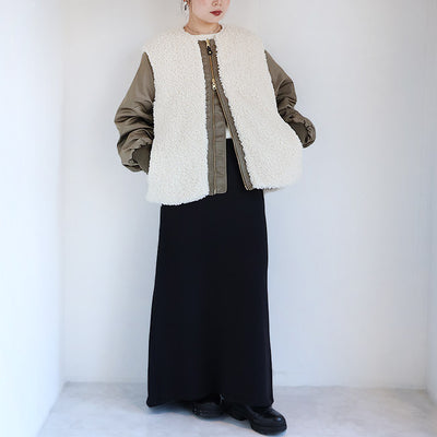 STELLA CIFFON(ステラシフォン) スーパーテディファーリバーシブルブルゾン　ST3-26101