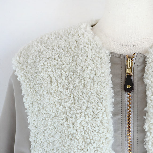 STELLA CIFFON(ステラシフォン) スーパーテディファーリバーシブルブルゾン　ST3-26101