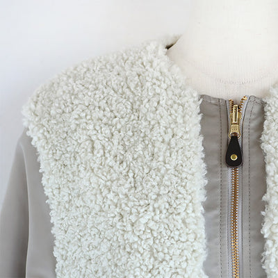 STELLA CIFFON(ステラシフォン) スーパーテディファーリバーシブルブルゾン　ST3-26101