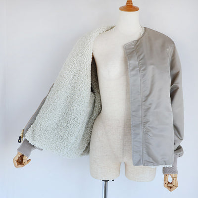 STELLA CIFFON(ステラシフォン) スーパーテディファーリバーシブルブルゾン　ST3-26101