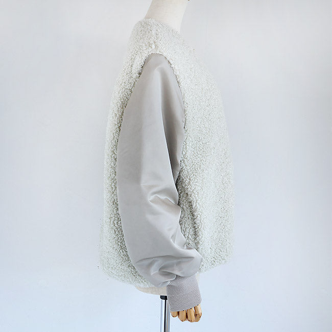 STELLA CIFFON(ステラシフォン) スーパーテディファーリバーシブルブルゾン　ST3-26101