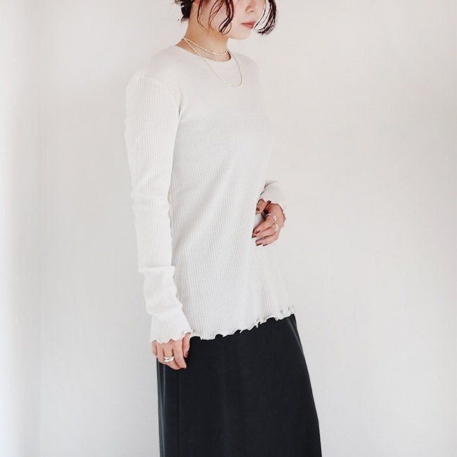 STELLA CIFFON(ステラシフォン) ヴィンテージライトリブロングTシャツ　ST3-26505