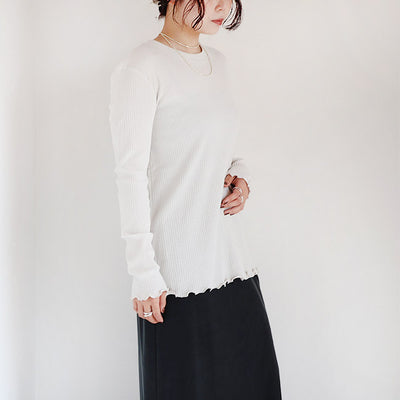 STELLA CIFFON(ステラシフォン) ヴィンテージライトリブロングTシャツ　ST3-26505