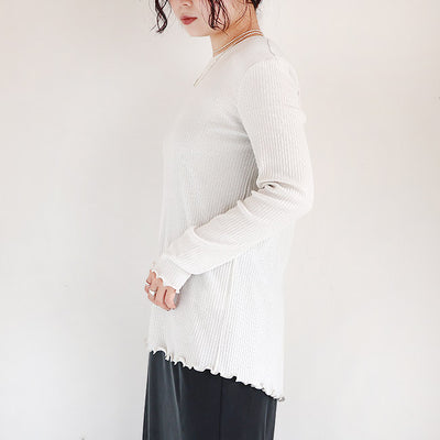 STELLA CIFFON(ステラシフォン) ヴィンテージライトリブロングTシャツ　ST3-26505