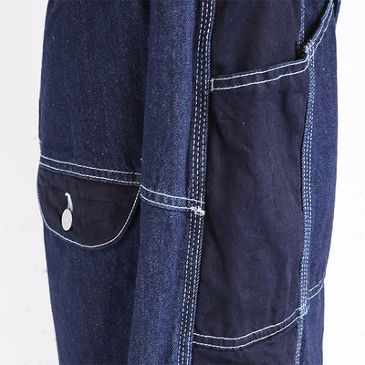 tumugu:(ツムグ) 10oz デニムリラックスワイドパンツ　TB25327