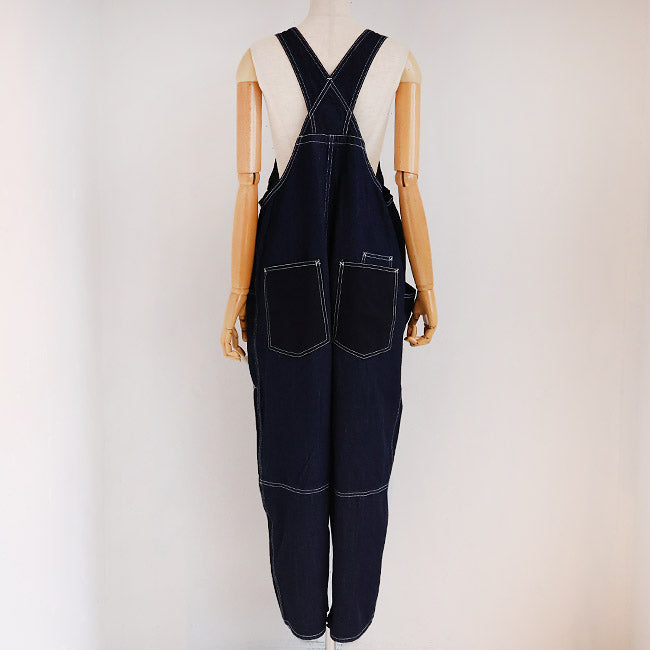 tumugu ツムグ ヴィンテージフレンチドリル サロペット です♡ ツムグ tumugu ソリトリネン① サロペット （PLUM