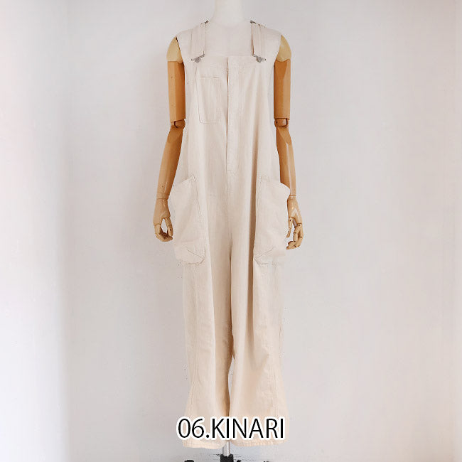 tumugu ツムグ ヴィンテージフレンチドリル サロペット です♡ tumugu