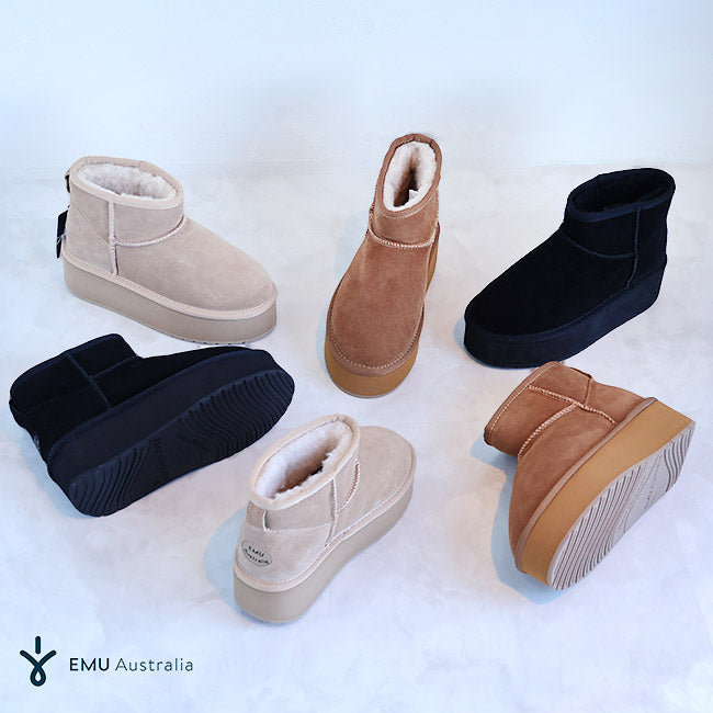 EMU Australia(エミュオーストラリア) 厚底ムートンブーツ　w13159