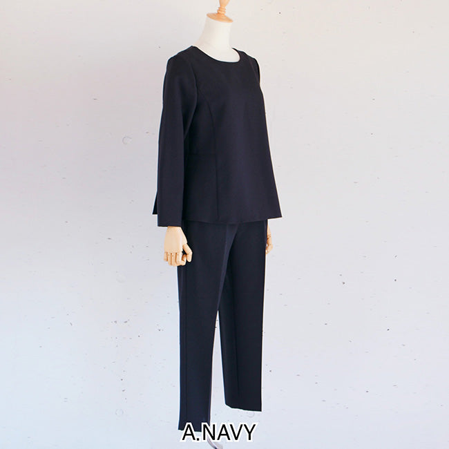 mica&deal　 バックプリーツ　　38　ネイビー　セレモニー mica&deal バックプリーツ 38 ネイビー セレモニー MICA&DEAL